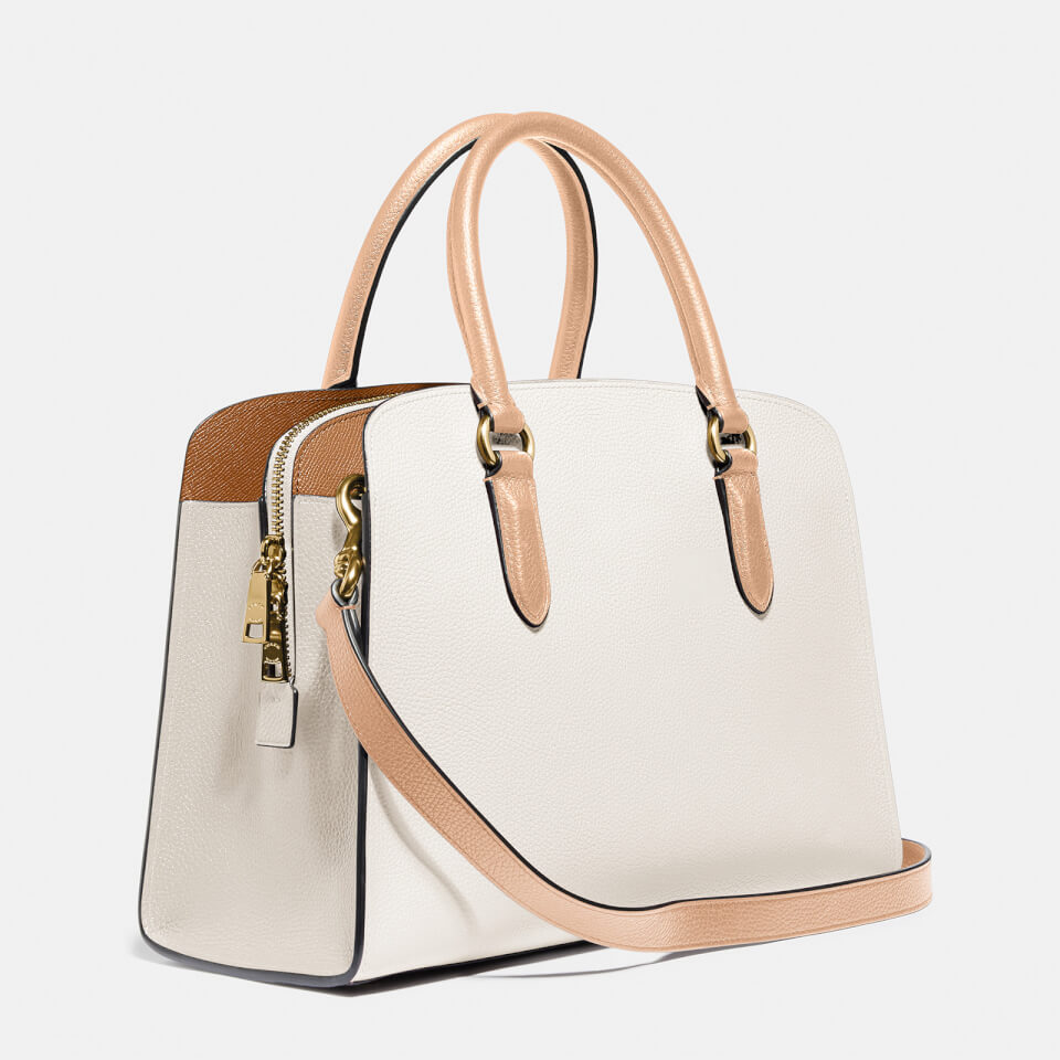 Coach Women's Colorblock Channing Carryall - Gold/Chalk Multi