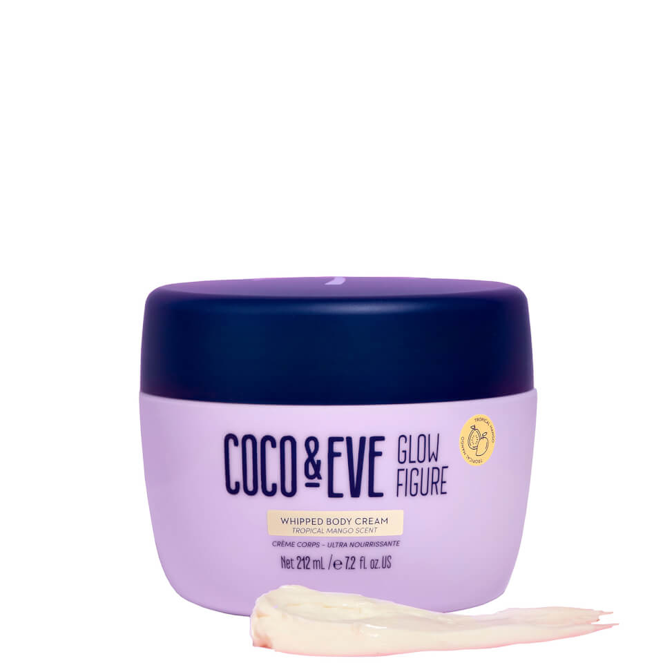 Coco & Eve Glow Figure Whipped Body Cream Tropical Mango Scent - 212ml