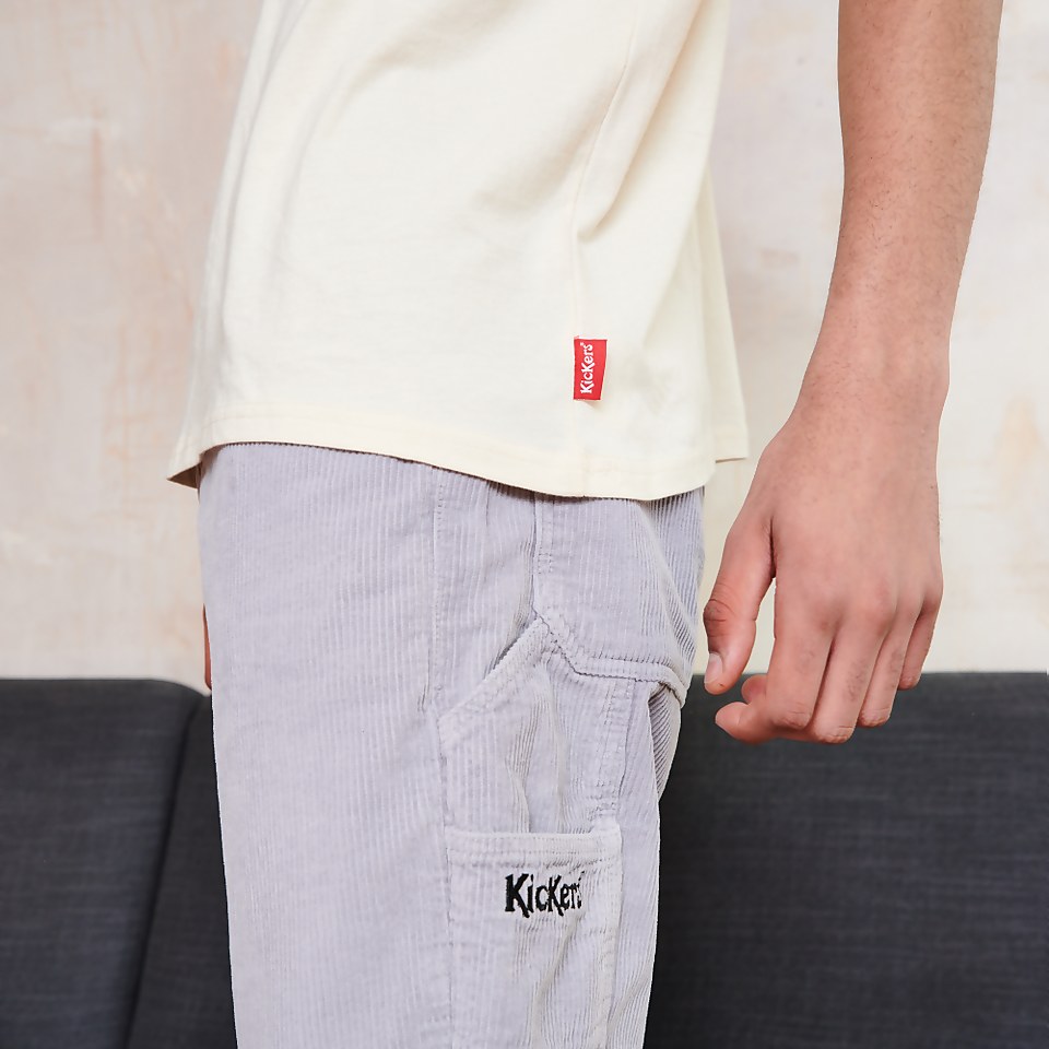 Men's Beige t-shirt with embossed logo Beige