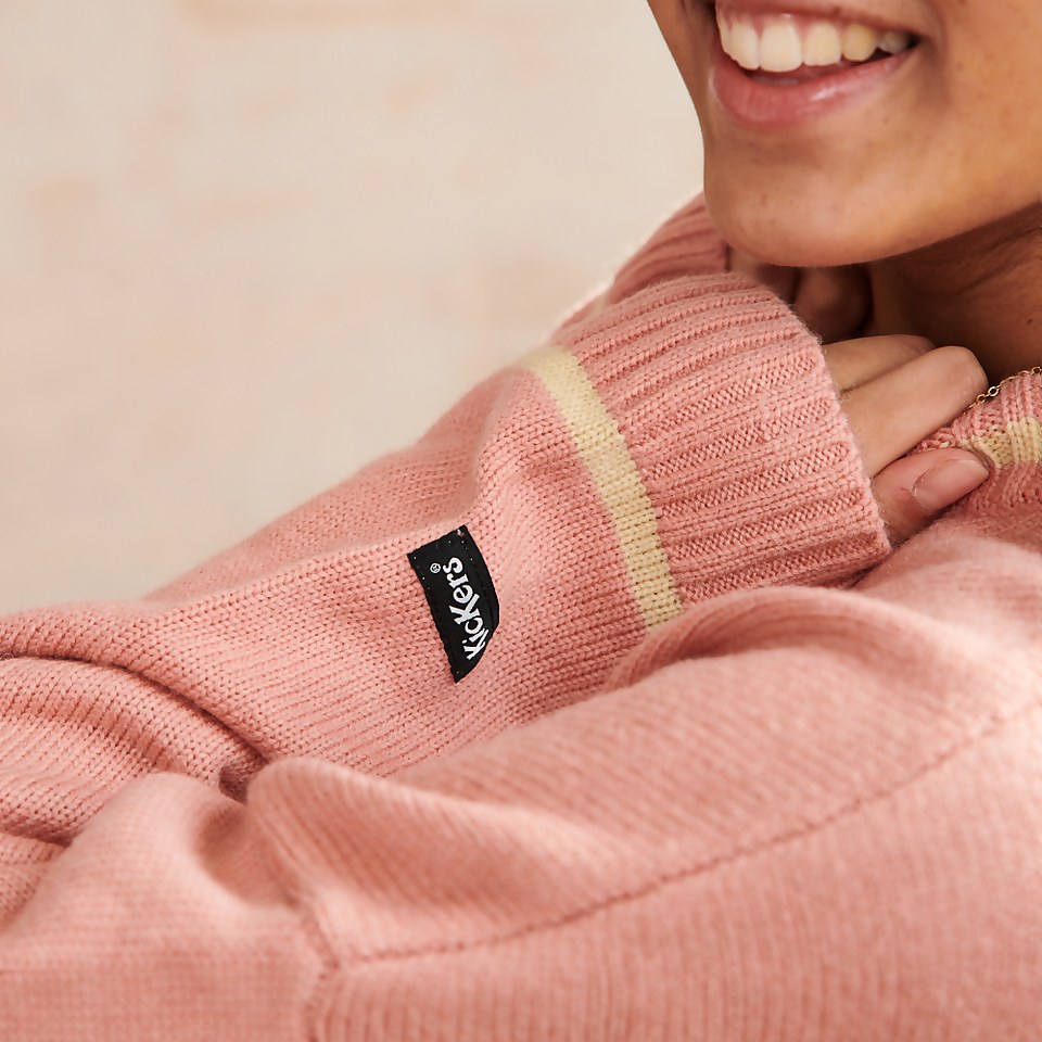 Women's Knit Logo Jumper Dusty Pink