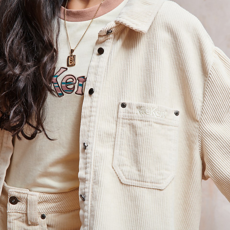 Women's Cream cord jacket co-ord Beige