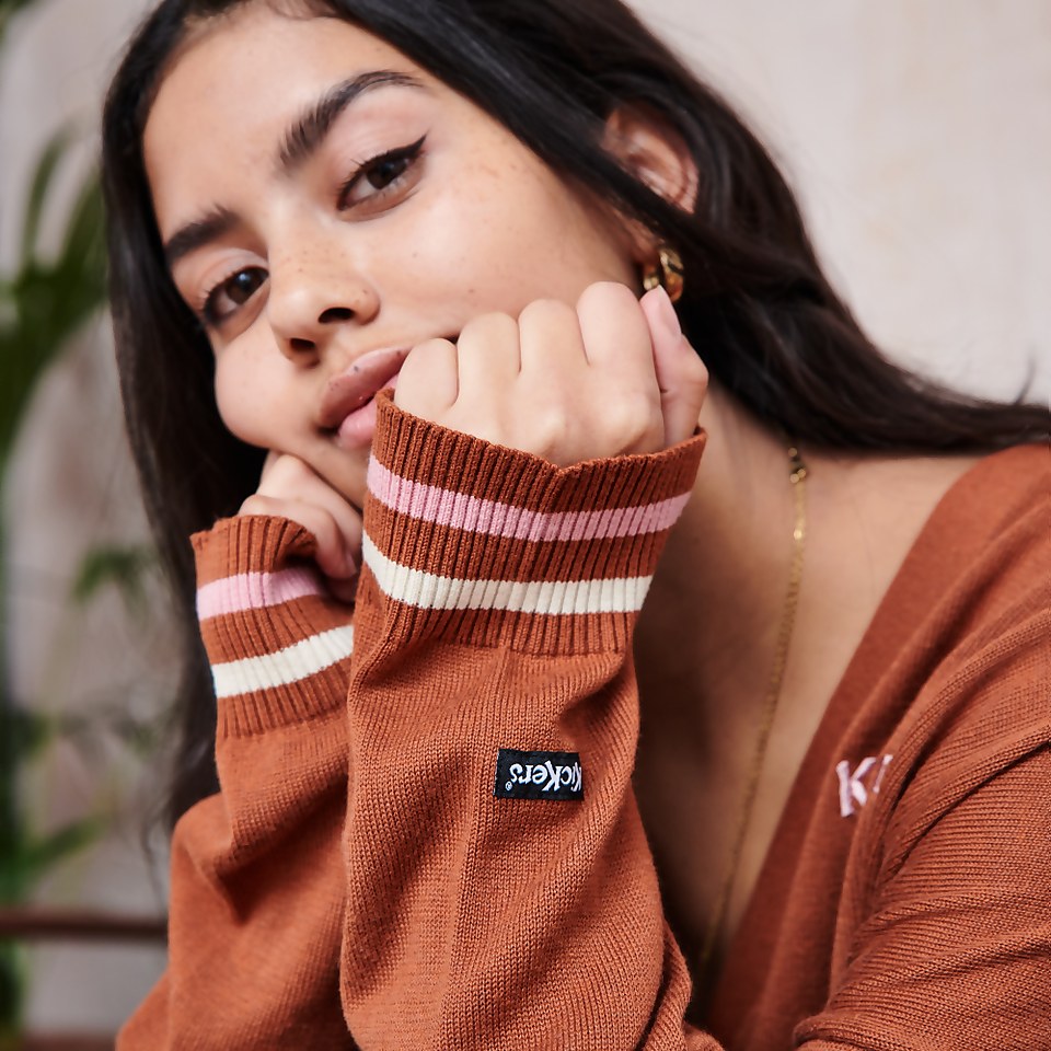 Women's Cardigan Rust