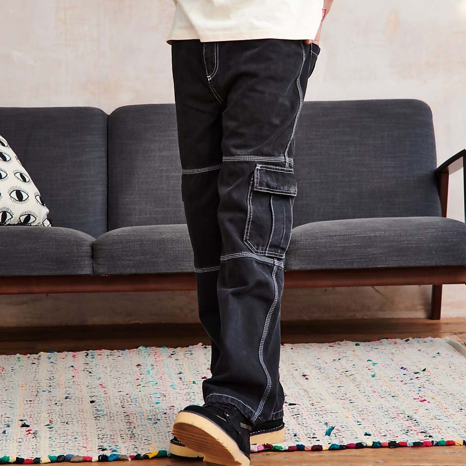 Men's Black carpenter drill pant Black