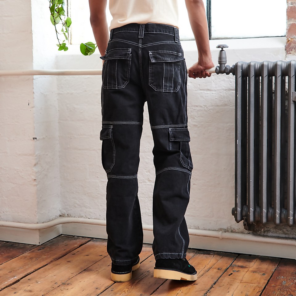 Men's Black carpenter drill pant Black