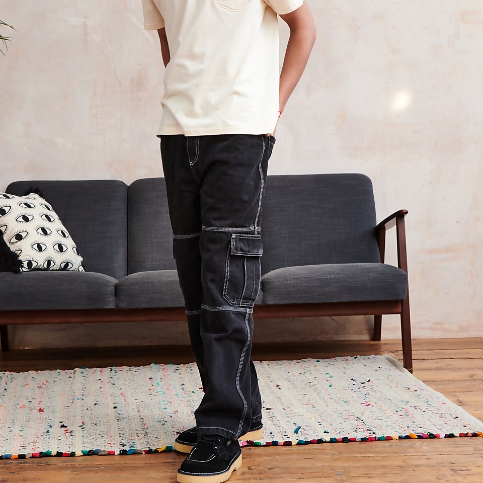 Men's Black carpenter drill pant Black