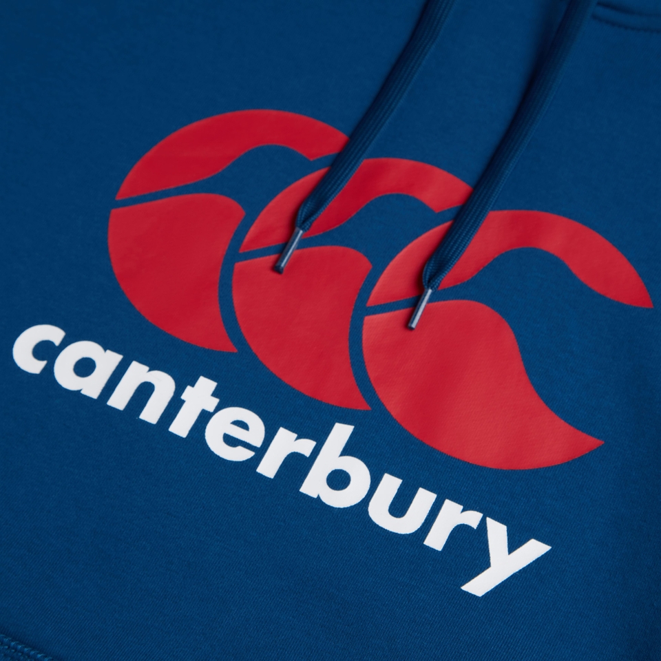 CANTERBURY LOGO HOODY AF BLUE