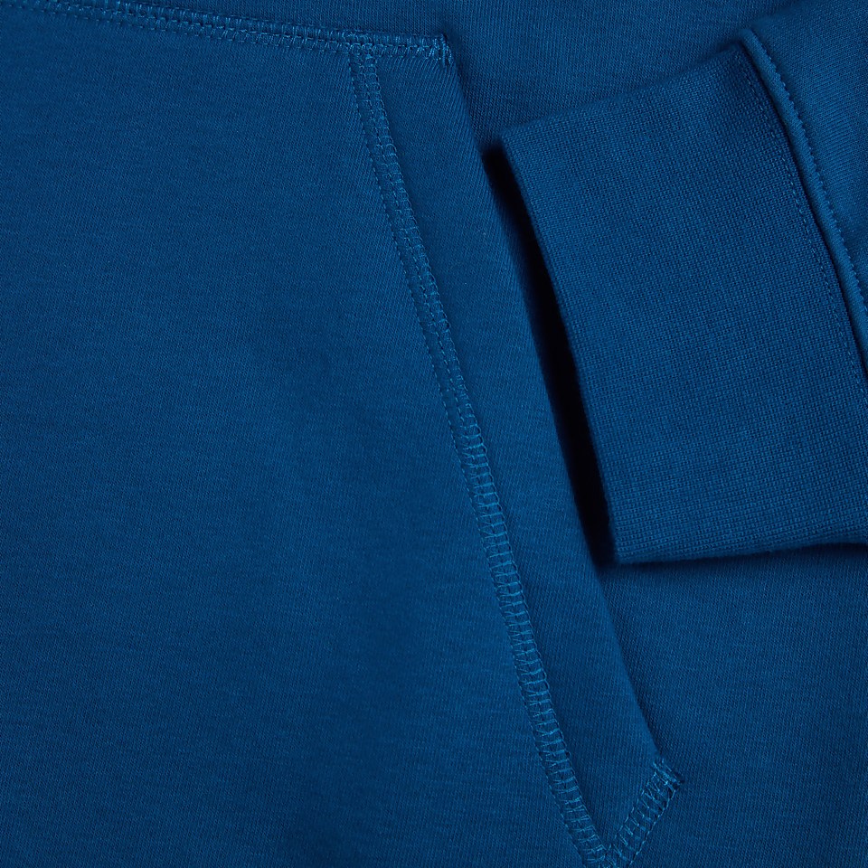 WOMENS CCC LOGO HOODY BLUE