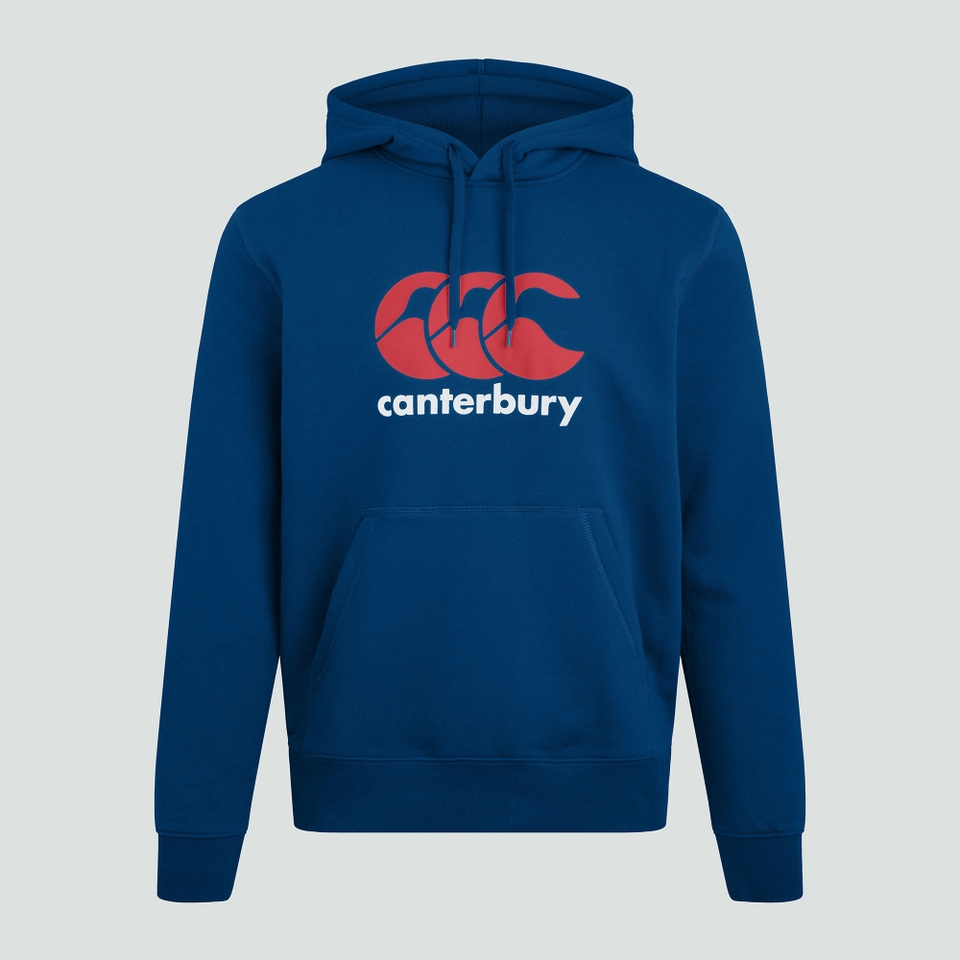 CANTERBURY LOGO HOODY AF BLUE
