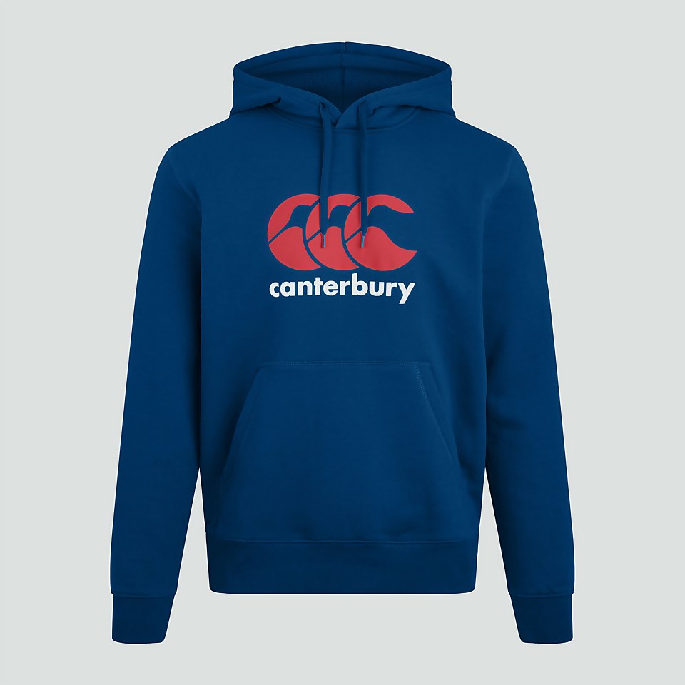 WOMENS CCC LOGO HOODY BLUE