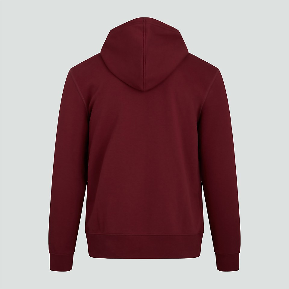 WOMENS CCC LOGO HOODY RED