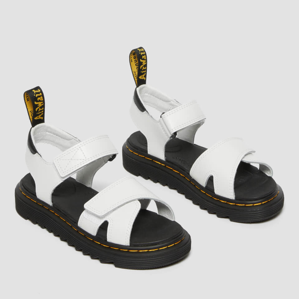 Dr. Martens Kids' Vossie Lamper Sandal - White