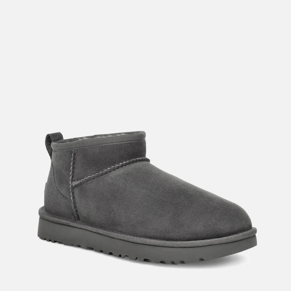 UGG Women's Ultra Mini Sheepskin Boots - Grey | Worldwide Delivery ...