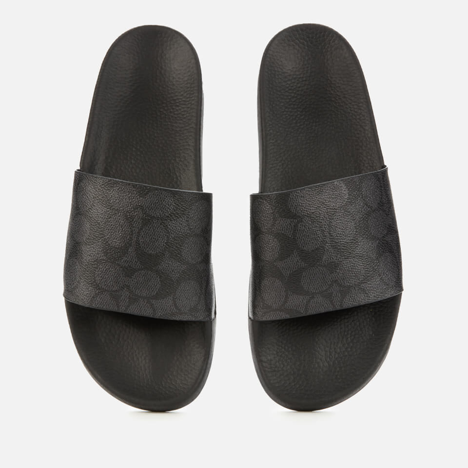 Coach slides men's clearance black