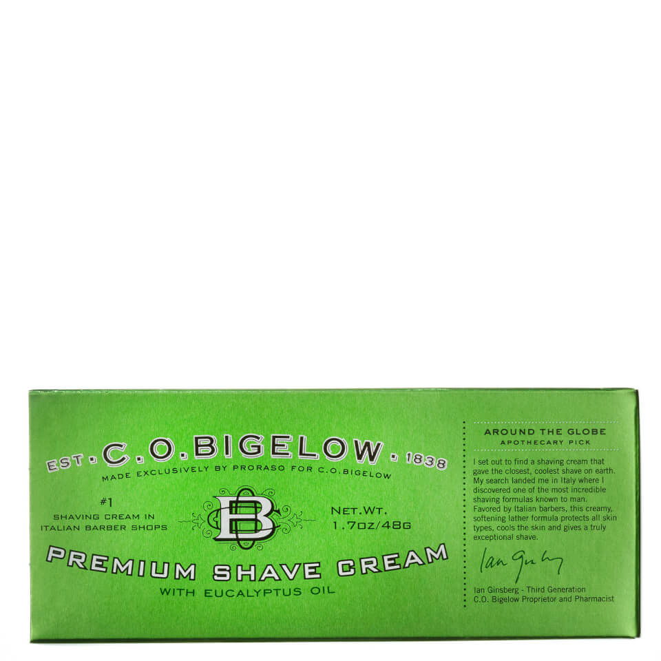 C.O. Bigelow Premium Shave Cream Travel Size 5.2ml