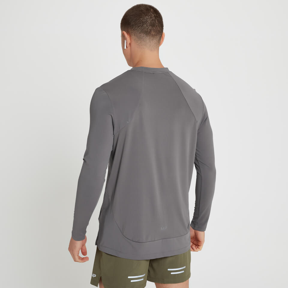 MP Men's Velocity Ultra Long Sleeve Top - Pebble Grey