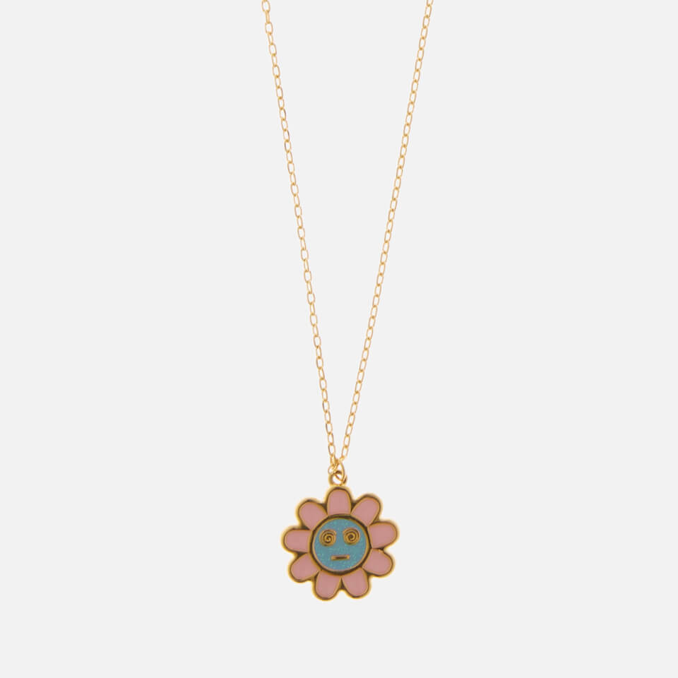 July Child Dazed Flower Gold-Tone and Resin Necklace