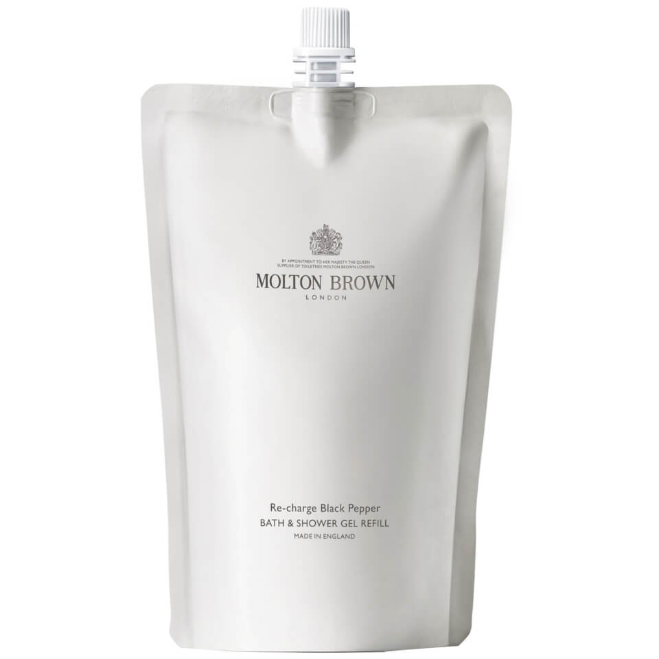Molton Brown Re-charge Black Pepper Bath and Shower Gel Refill 400ml