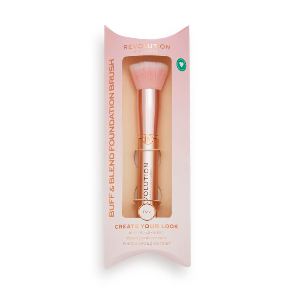 Makeup Revolution Create Buff and Blend Foundation Brush R27