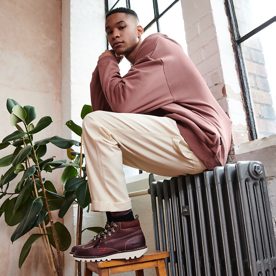Men's Kick Hi Winterised Burgandy
