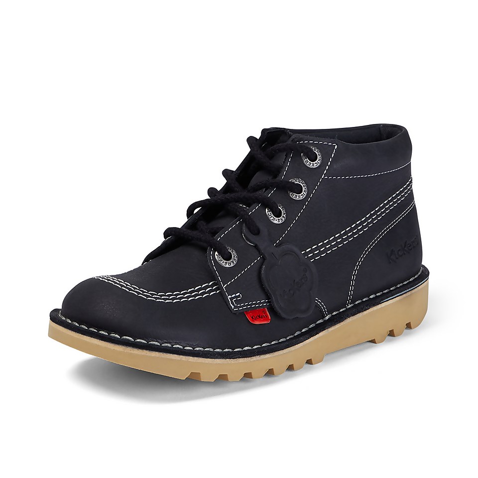 Youth Unisex Kick Hi Leather Black