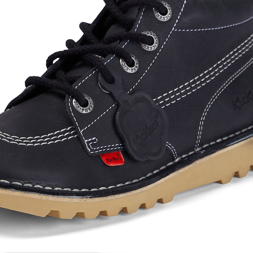Youth Unisex Kick Hi Leather Black