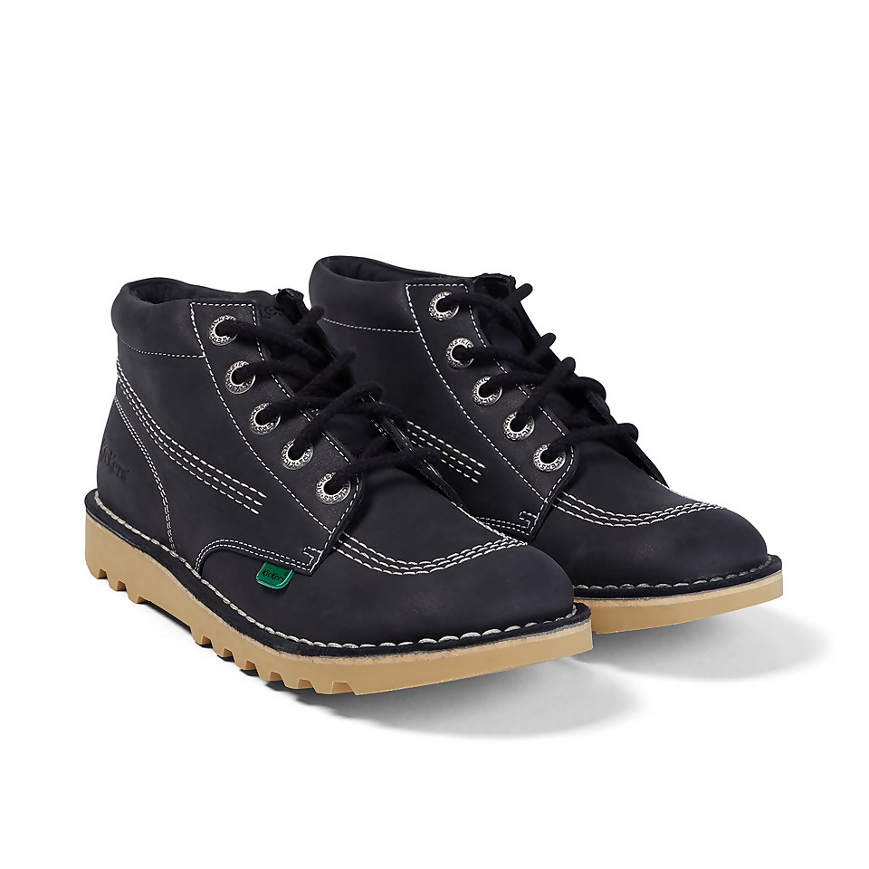Youth Unisex Kick Hi Leather Black