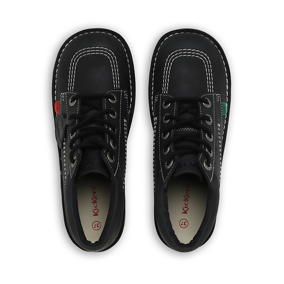 Youth Unisex Kick Hi Leather Black