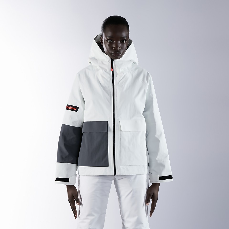 Women's Mirasta Cropped Jacket - White / Grey