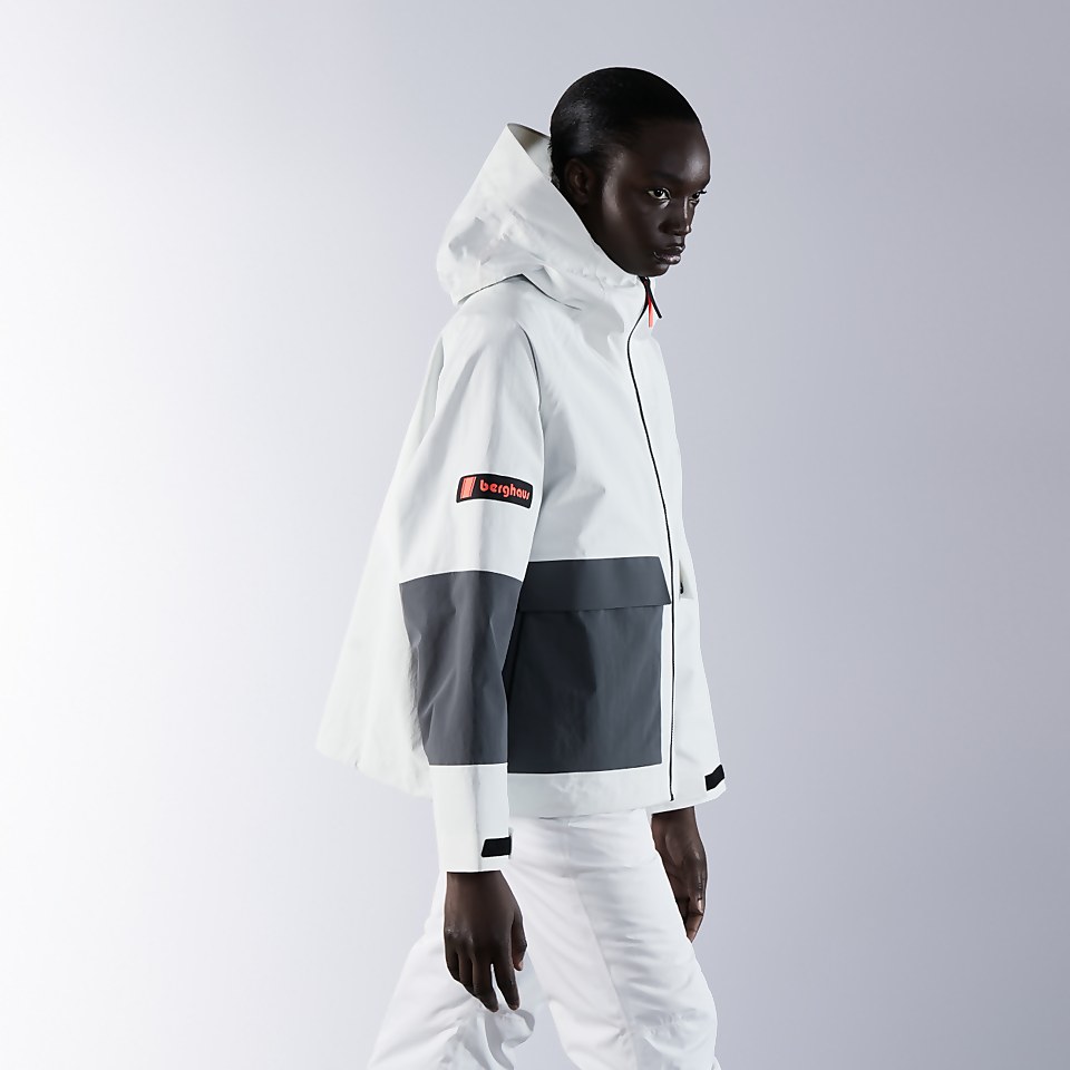 Women's Mirasta Cropped Jacket - White / Grey