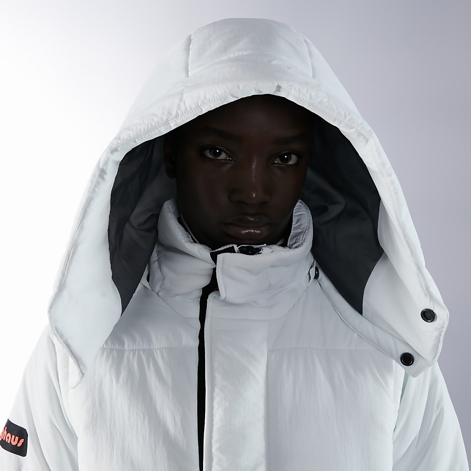 Women's Nelien Long Insulated Jacket - White / Grey