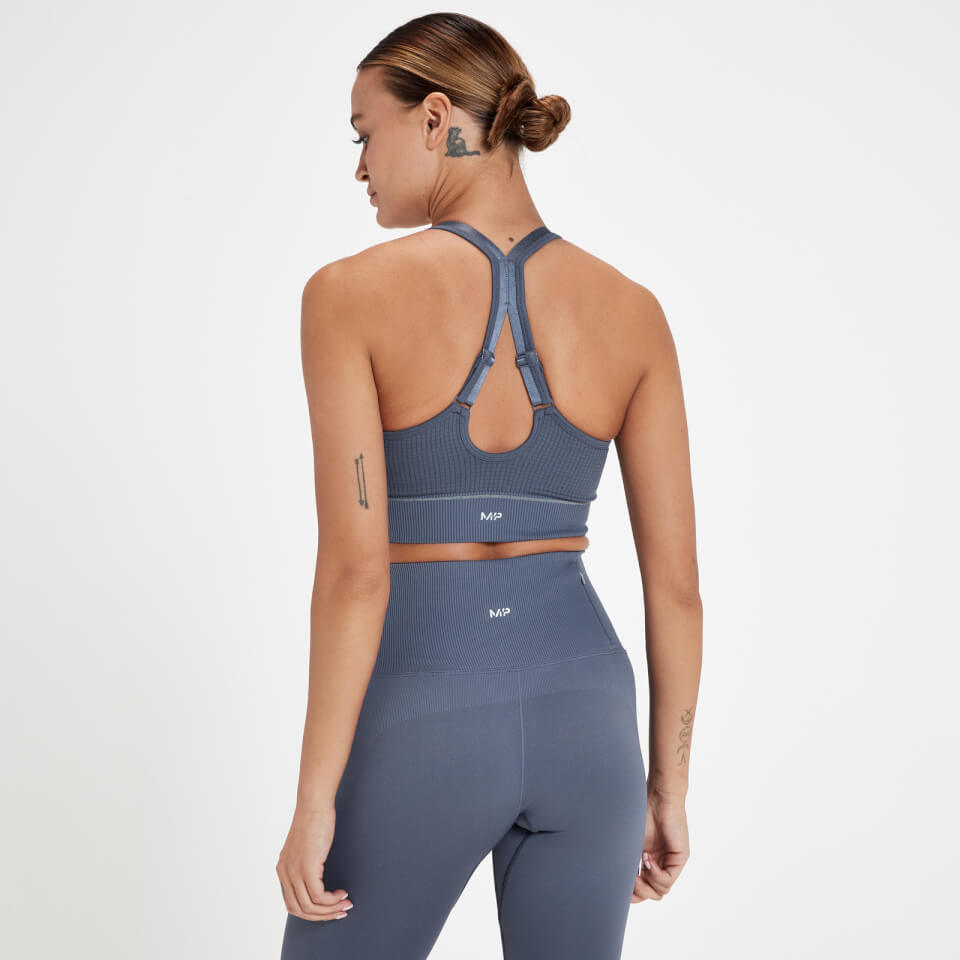 MP Women's Velocity Ultra Graphene Seamless Sports Bra - Shadow Blue