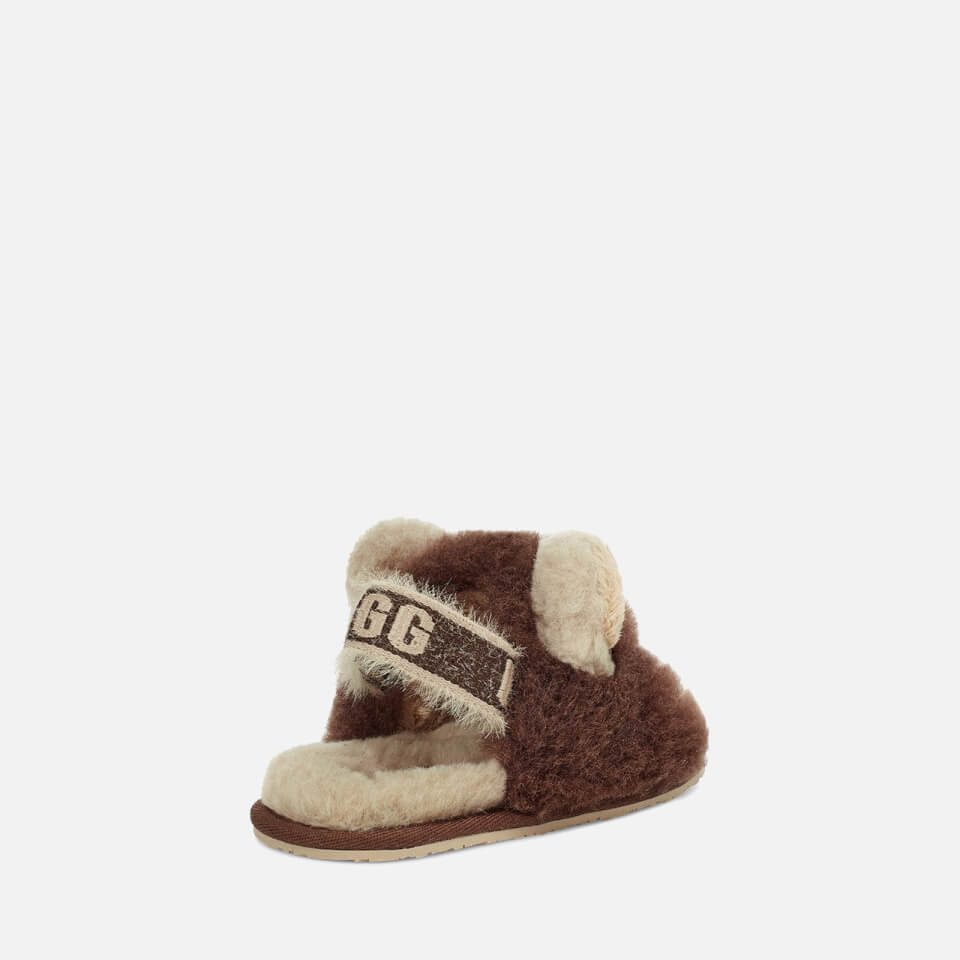 UGG Toddlers Fluff Yeah Slide Lion Stuffie Slippers Sand Allsole