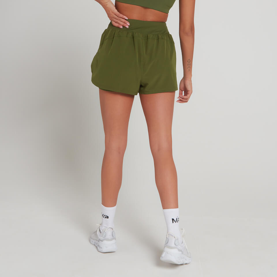 MP Women's Adapt Double Layer Shorts - Leaf Green