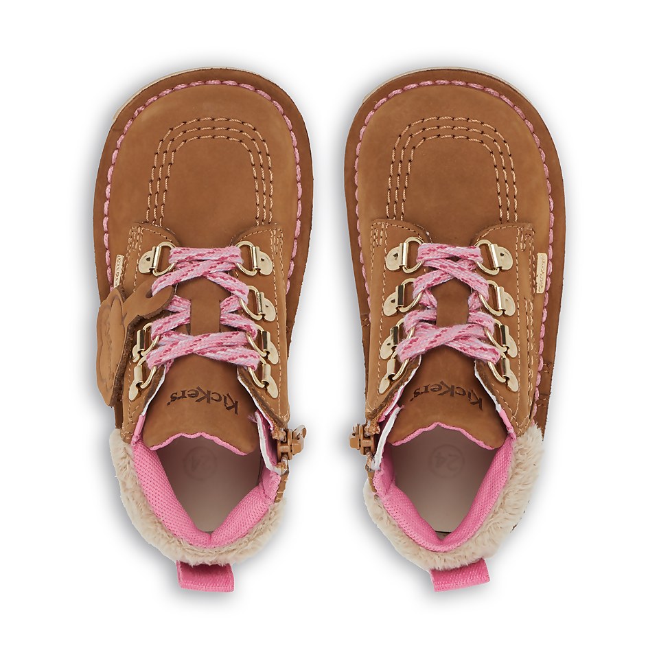 Infant Girls Kick Hi Winter Nubuck Tan
