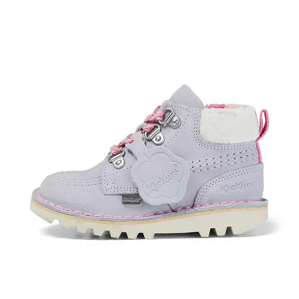 Infant Girls Kick Hi Winter Suede Lilac