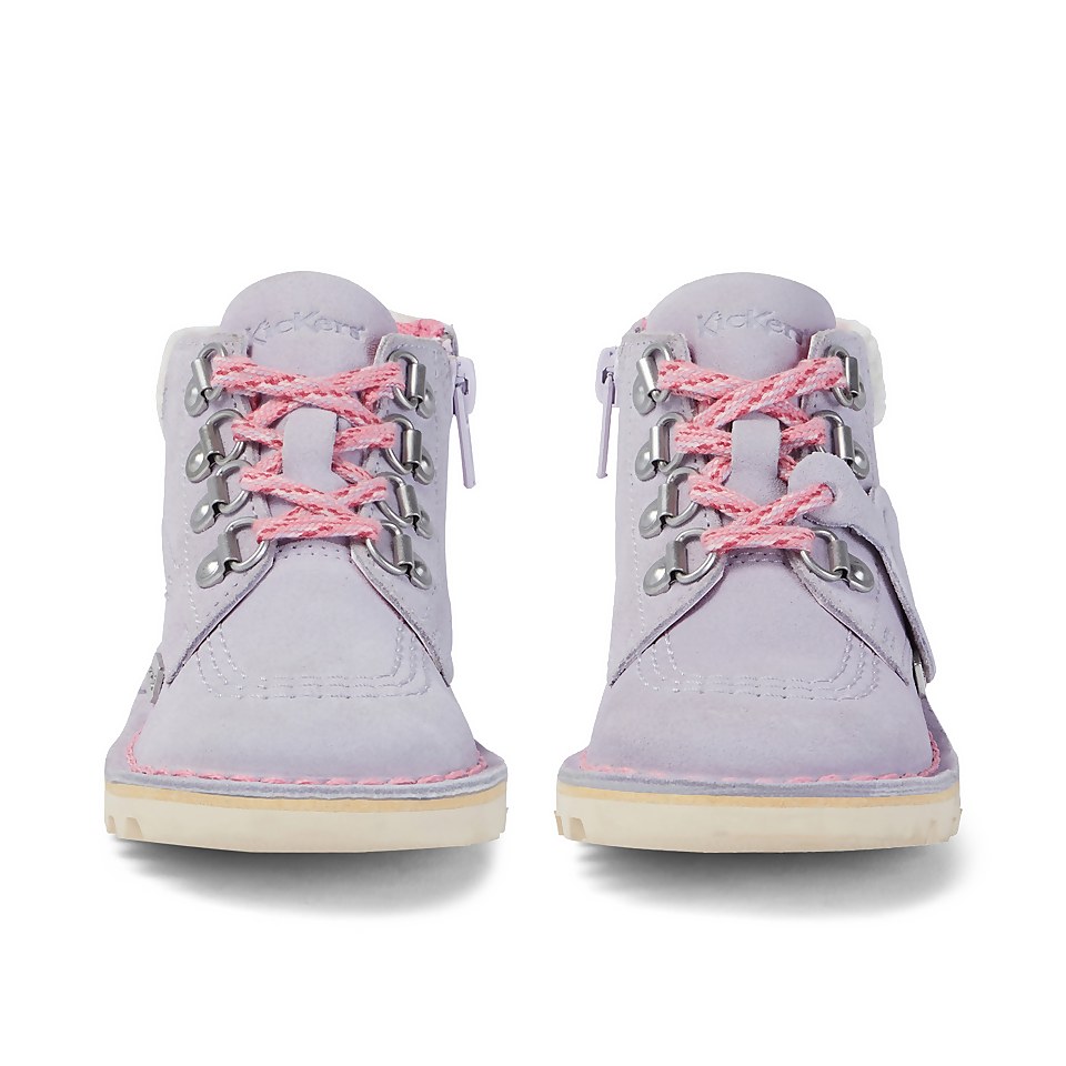 Infant Girls Kick Hi Winter Suede Lilac