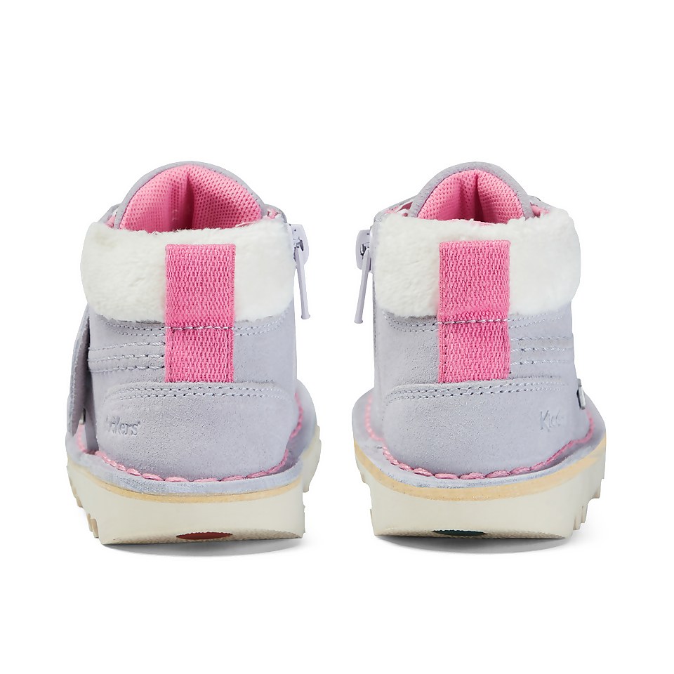 Infant Girls Kick Hi Winter Suede Lilac