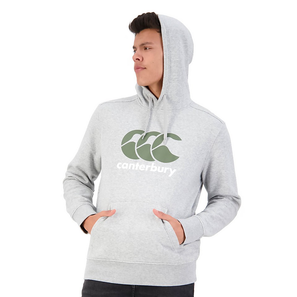 CANTERBURY CCC ANCHOR HOODY AM GREYMARL