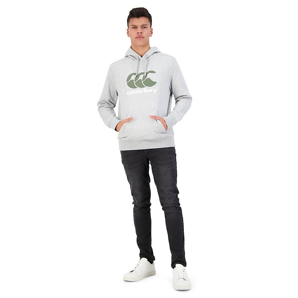 CANTERBURY CCC ANCHOR HOODY AM GREYMARL