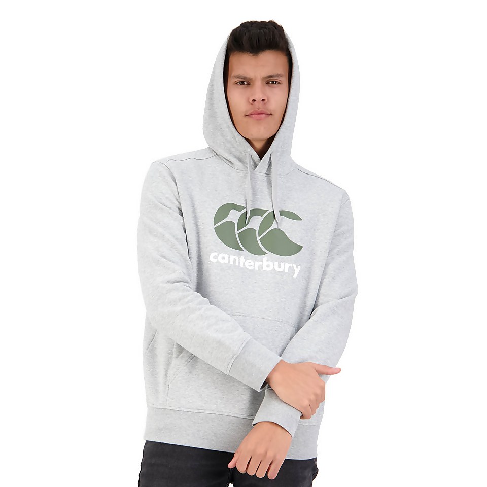CANTERBURY CCC ANCHOR HOODY AM GREYMARL