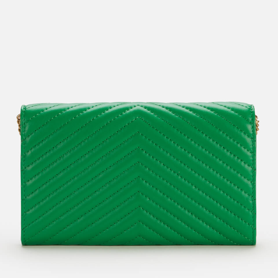 Pinko Women's Love Wallet Quilt Bag - Green