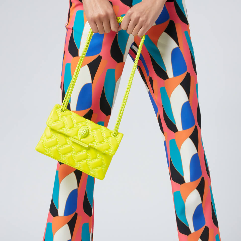 Kurt Geiger London Women's Mini Kensington Drench Bag - Yellow