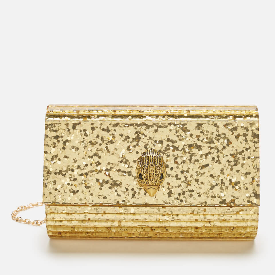 Kurt Geiger London Party Eagle Glitter Acrylic Clutch