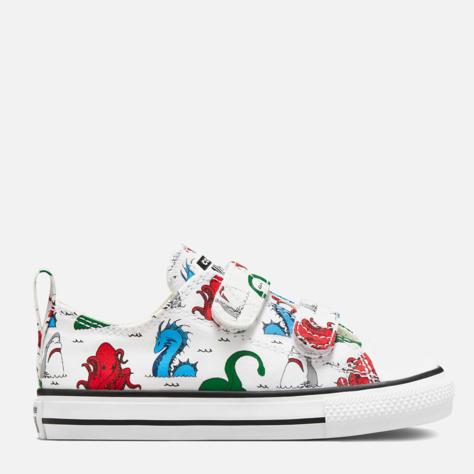 Converse Toddlers' Chuck Taylor All Star 2V Trainers - White/Multi/Black