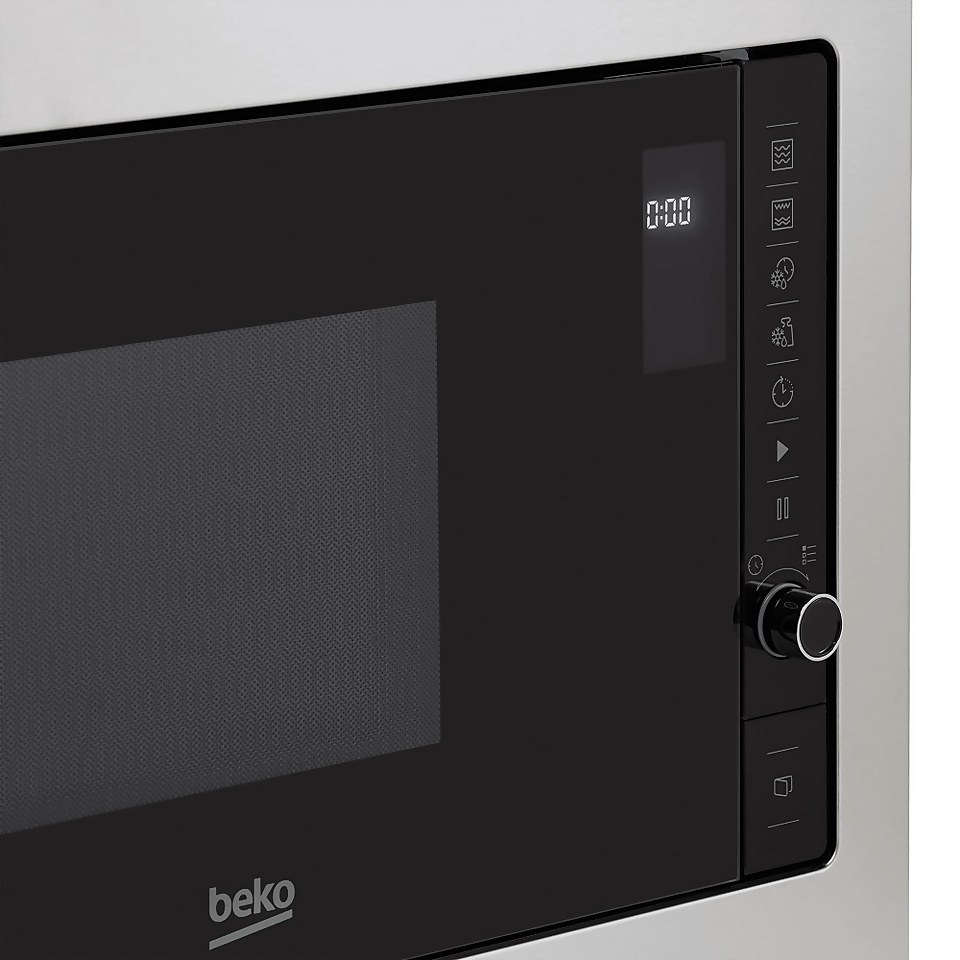 Beko BMGB25332BG Built In Microwave - Black / Stainless Steel