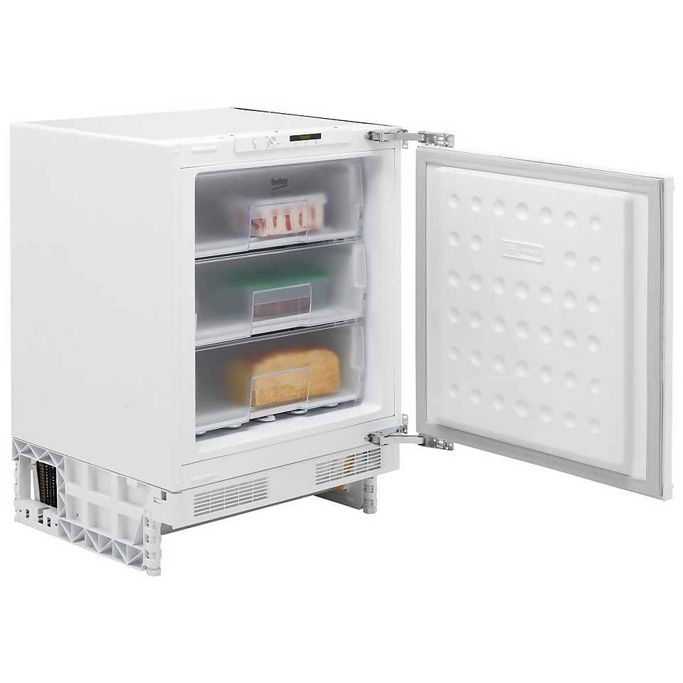 Beko BSFF3682 Integrated Under Counter Freezer with Fixed Door Fixing Kit