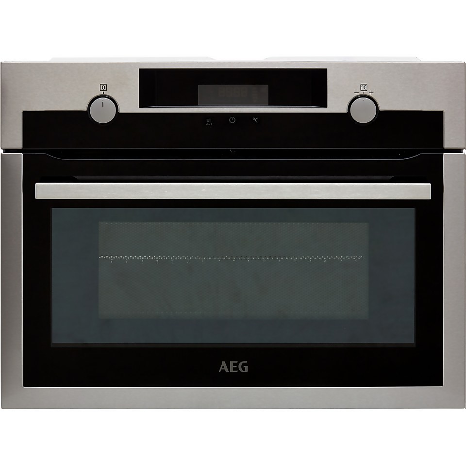 AEG KME565000M Built In Compact Electric Single Oven with Microwave