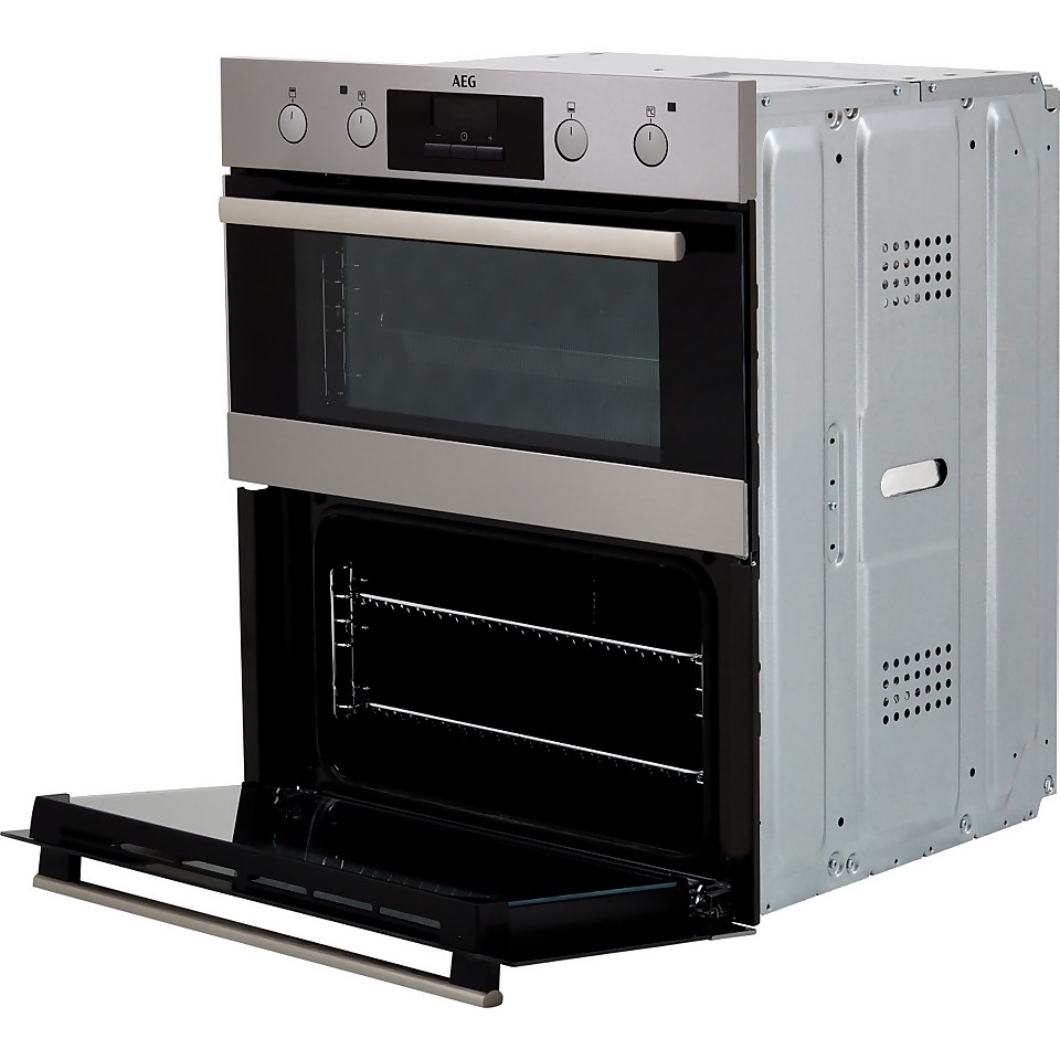 AEG DUB331110M Built Under Electric Double Oven - Stainless Steel