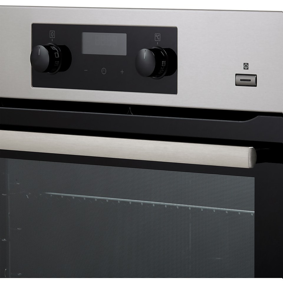 AEG BES355010M Built In Electric Single Oven with added Steam Function - Stainless Steel