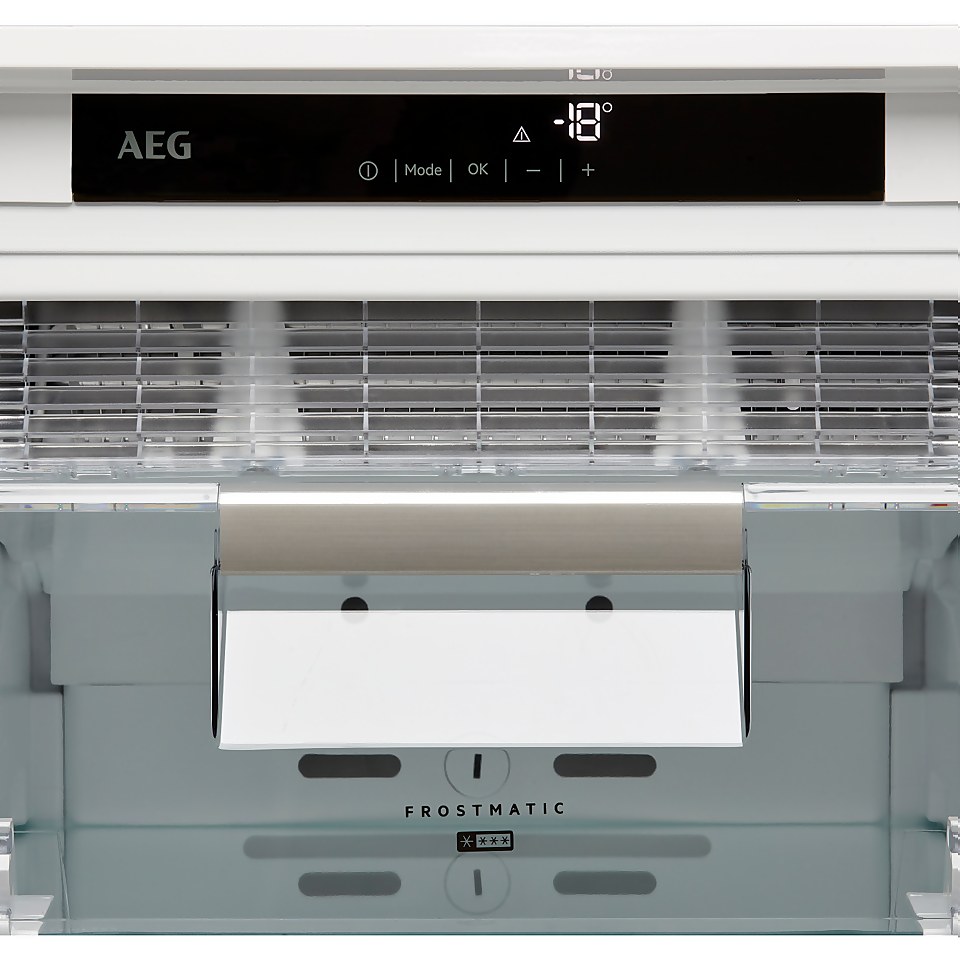 AEG ABB818F6NC Integrated Frost Free Upright Freezer with Fixed Door